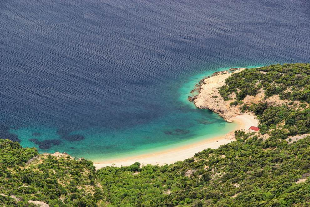 Cres-sziget, Lubenice, Uvala Zanja strand