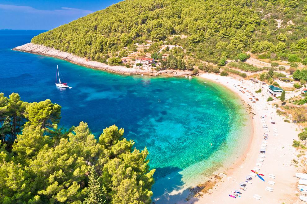 Korcula Pupnatska Luka strand