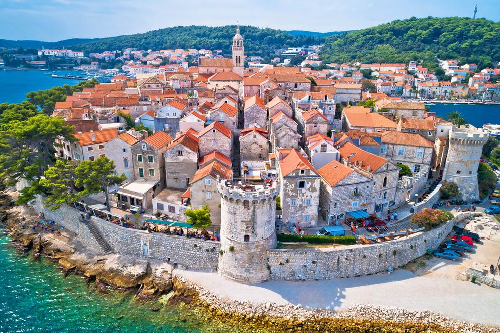 Korcula óvárosa