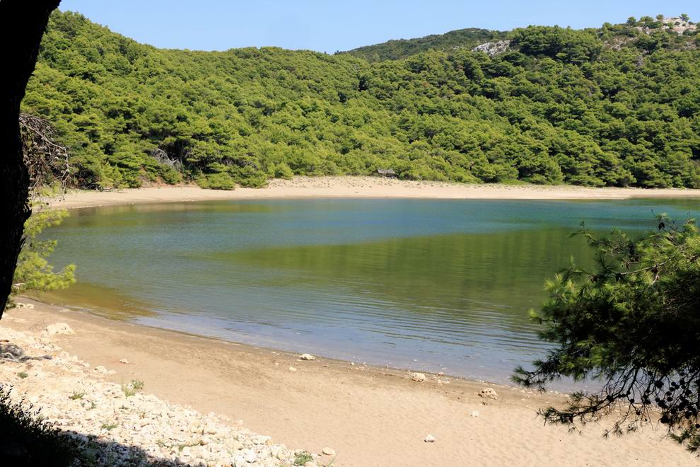 Mljet-sziget Saplunara strand