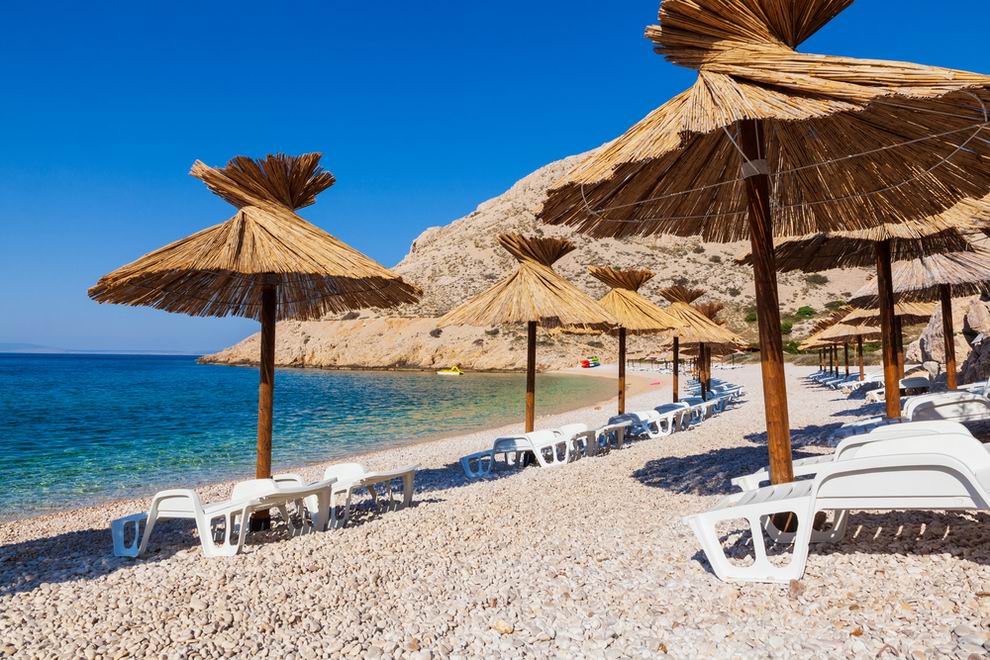 Oprna Beach krk sziget
