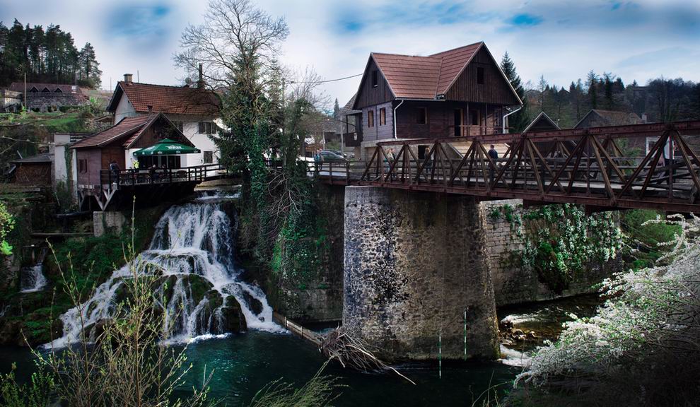 Rastoke vízimalom-falu