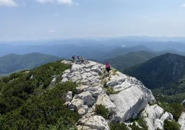 Risnjak Nemzeti Park Snjeznik csúcs 