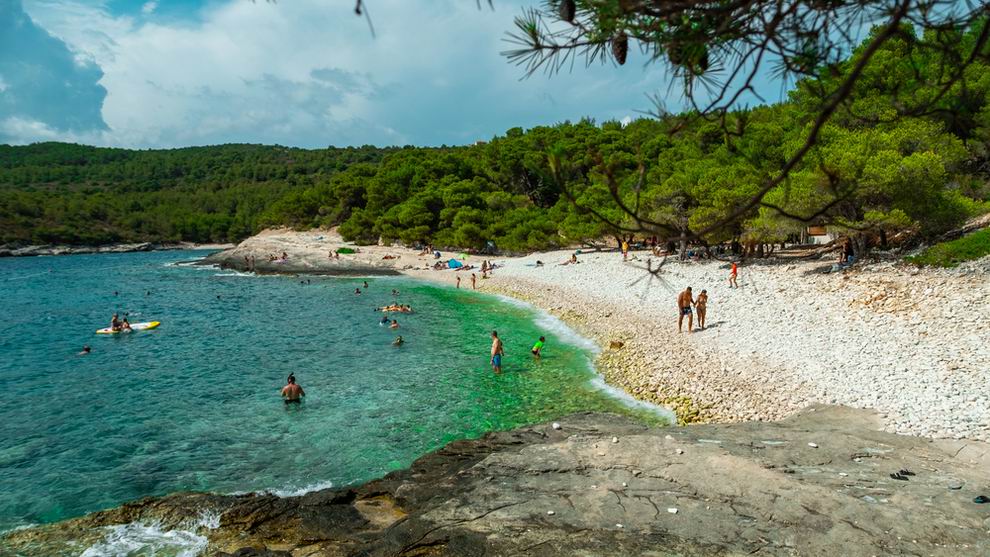 vis sziget Srebrna strand