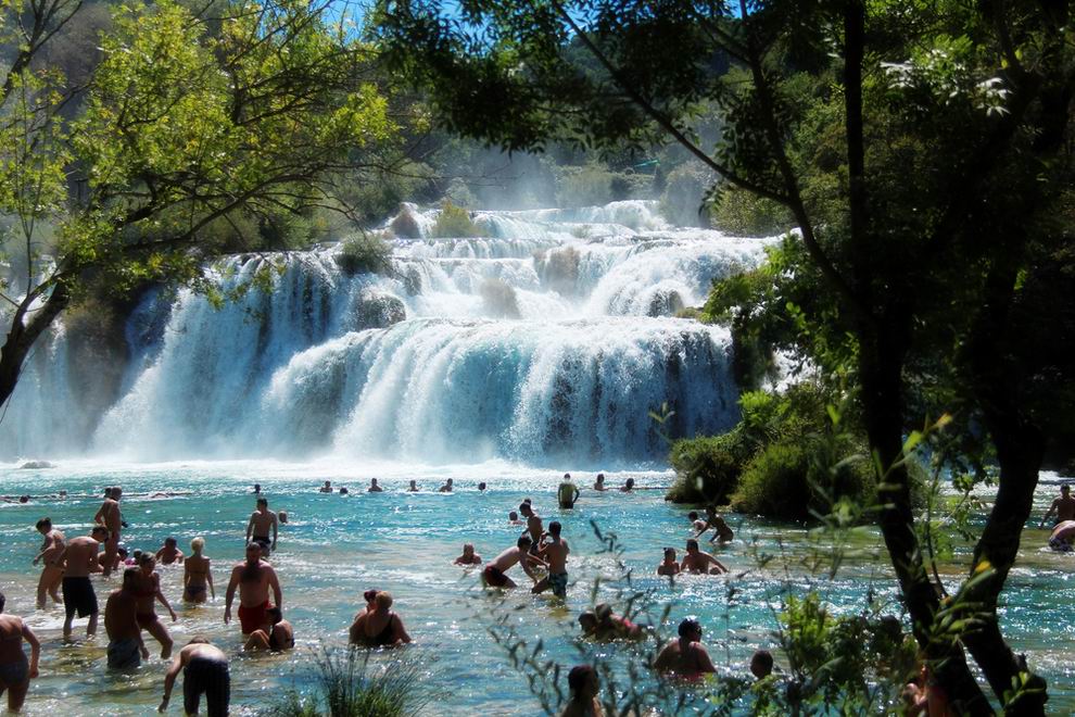 Krka Nemzeti Park - Skradinski buk - vízesés