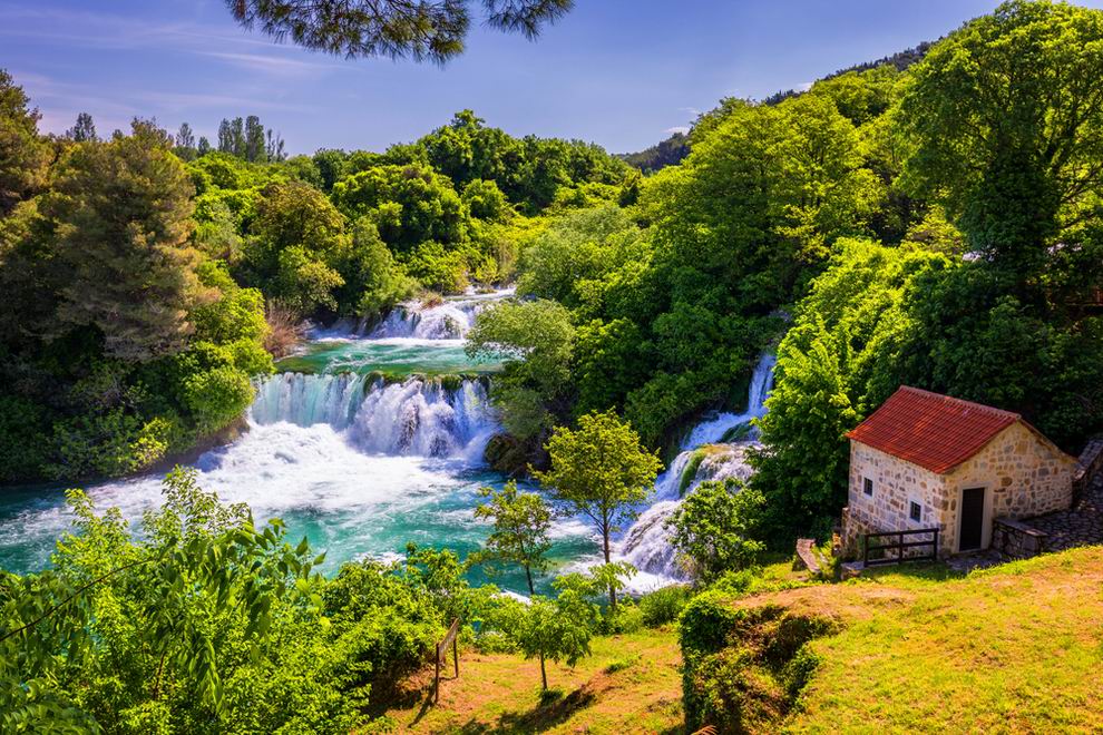 Krka vízesés - Látnivalók Sibenik környékén