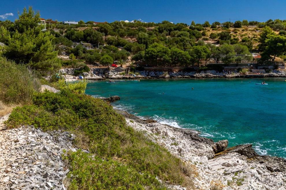 Ciovo-sziget strand