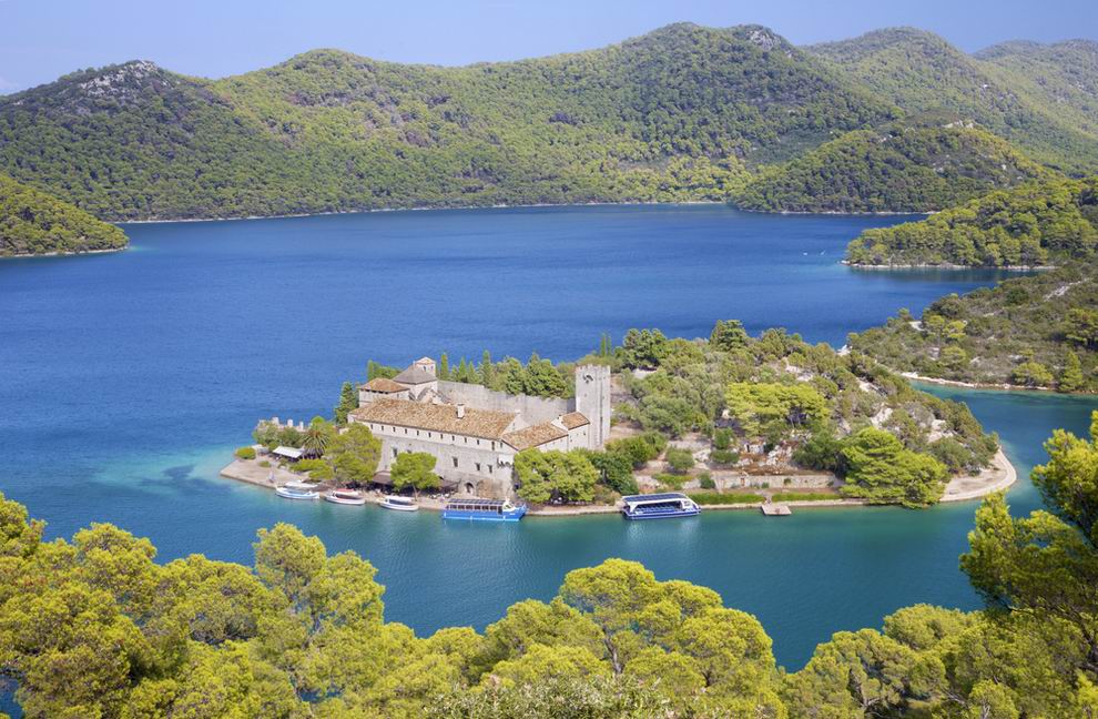 Mljet Nemzeti Park - Szent Mária sziget - kolostor