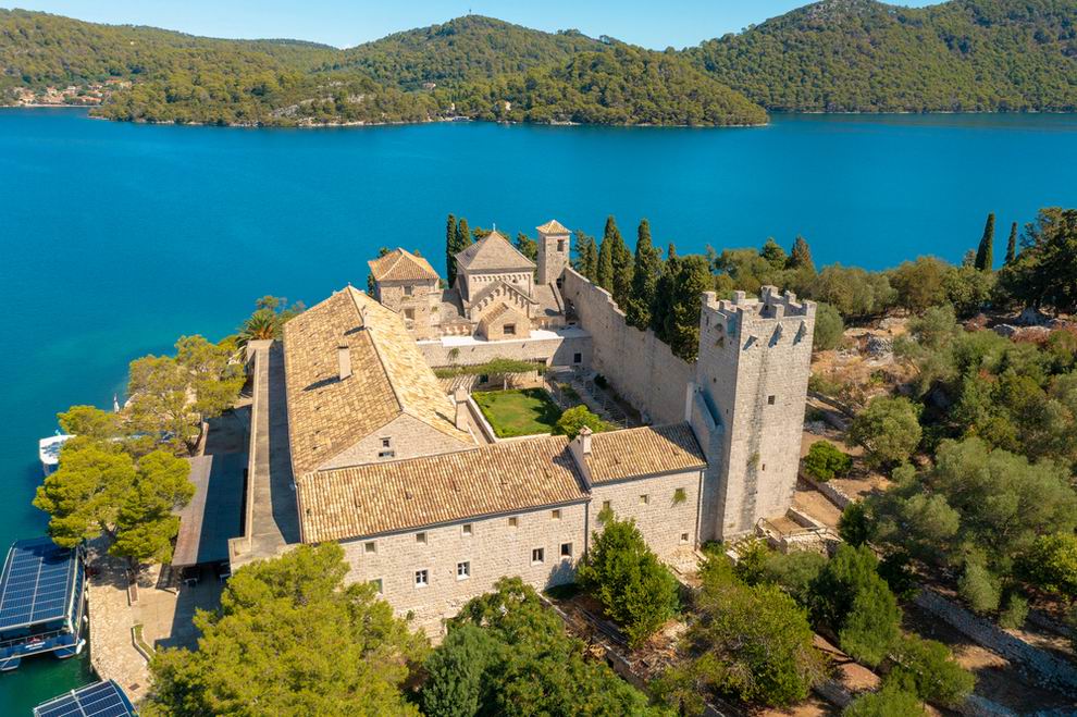 Mljet Nemzeti Park - Szent Mária sziget - kolostor