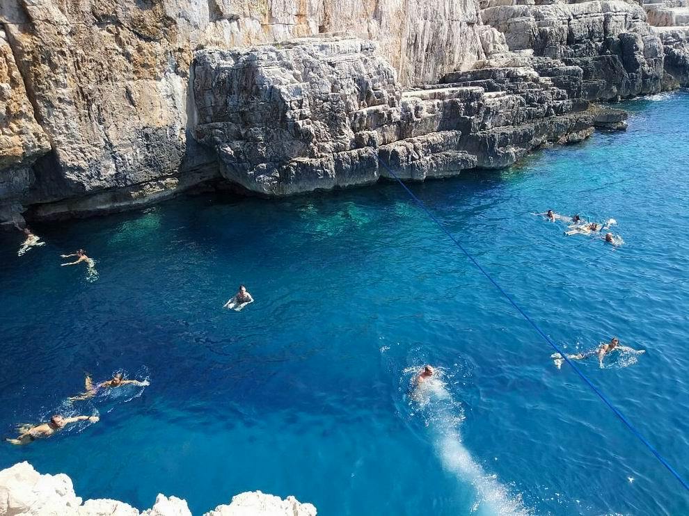 Mljet sziget Odusszeusz-barlang