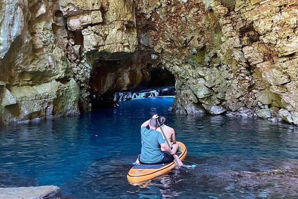 Mljet sziget Odusszeusz-barlang kajak