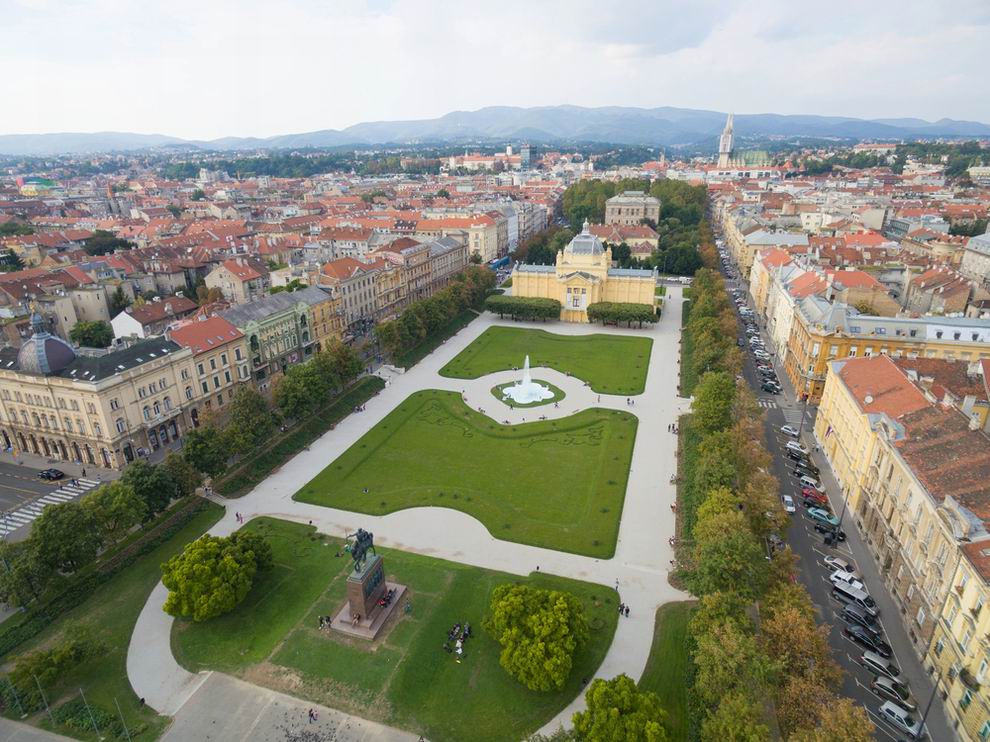 Zágráb Trg Kralja Tomislava